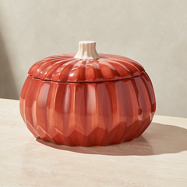 pumpkin serving bowl