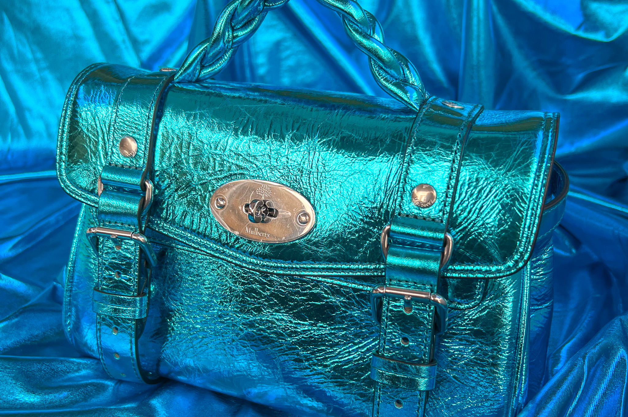 Fameleon | Mulberry Mini Alexa Bag in Portobello Blue
